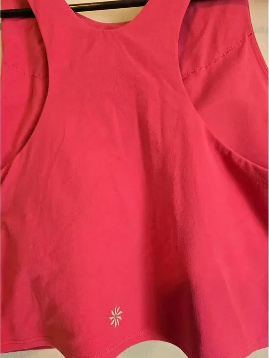 Athleta Conscious Crop Hibiscus Tea Pink Athletic/ Athletisure Tank (XL) - Picture 2 of 5